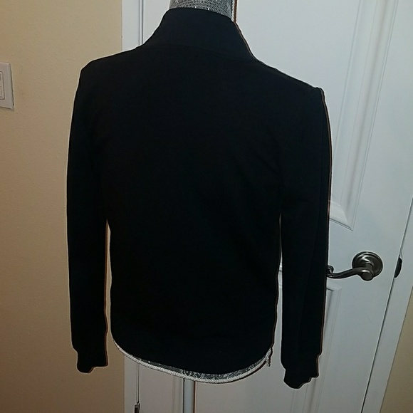 SOLD!! BCBG Maxazria Zip Front Bomber Jacket - Picture 6 of 7